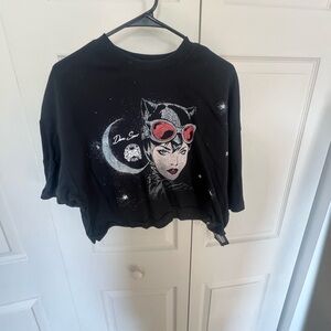 Darc Sport Black Catwoman Crop Tee